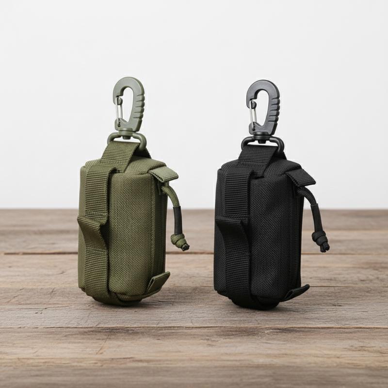 Edc Deep Carry - กระเป๋า EDC สำหรับกิจกรรมกลางแจ้ง, ซิปใส่บัตร, กระเป๋าใส่เครื่องมือขนาดเล็ก, กระเป๋าคาดเอวแบบพกพาสำหรับการล่าสัตว์และการตั้งแคมป์