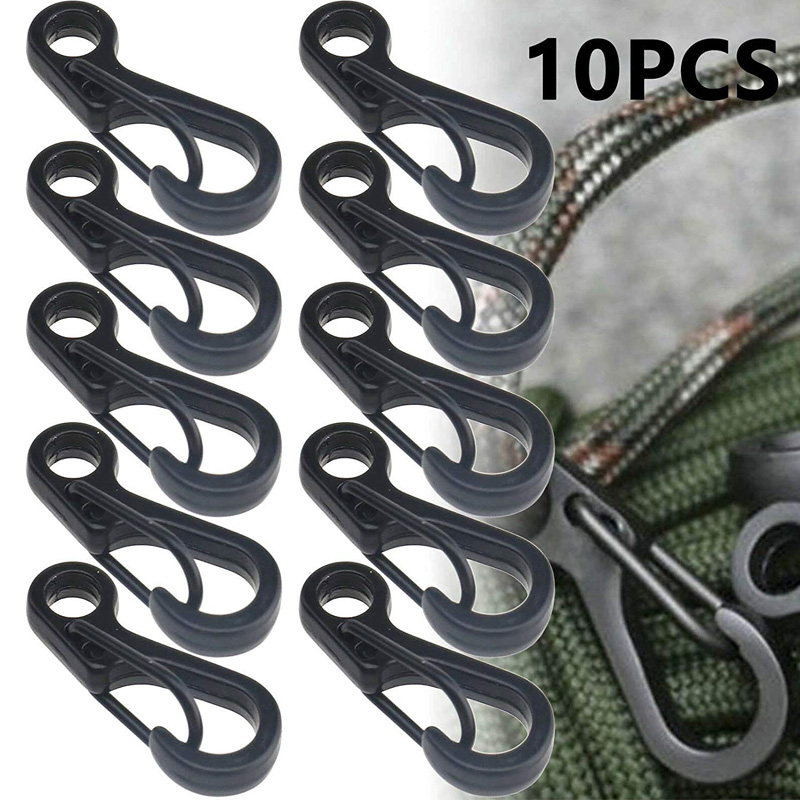 Edc Carry Kit - 10 ชิ้น/ล็อต Mini Carabiner Paracord เกียร์ยุทธวิธี