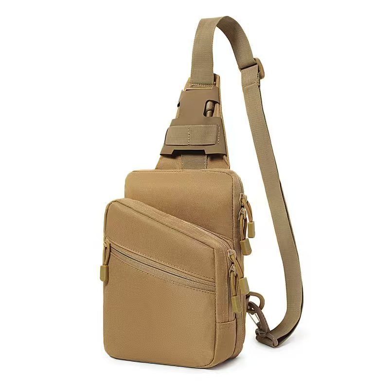 Edc Concealed Carry Sling Bag - กระเป๋าสะพายข้างแบบยุทธวิธี กระเป๋าพกพาปืนแบบซ่อน กระเป๋าปืนแบบถอดเร็ว กระเป๋า EDC สะพายไหล่