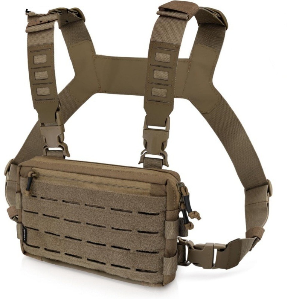 Edc Deep Carry - กระเป๋าคาดอกผู้ชายแฟชั่น 1000D ไนลอน แถบสะท้อนแสง EDC สไตล์ฮิปฮอป