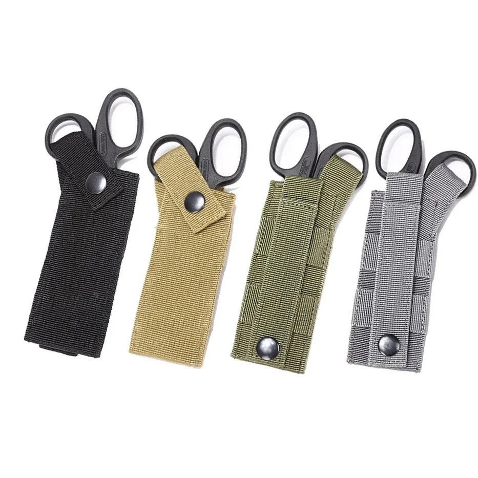 Edc Carry Holster - ยุทธวิธี MOLLE กรรไกรทางการแพทย์กระเป๋าไฟฉายมีด EMT ผู้ถือเดินป่ากลางแจ้งการล่าสัตว์อุปกรณ์เสริม EDC