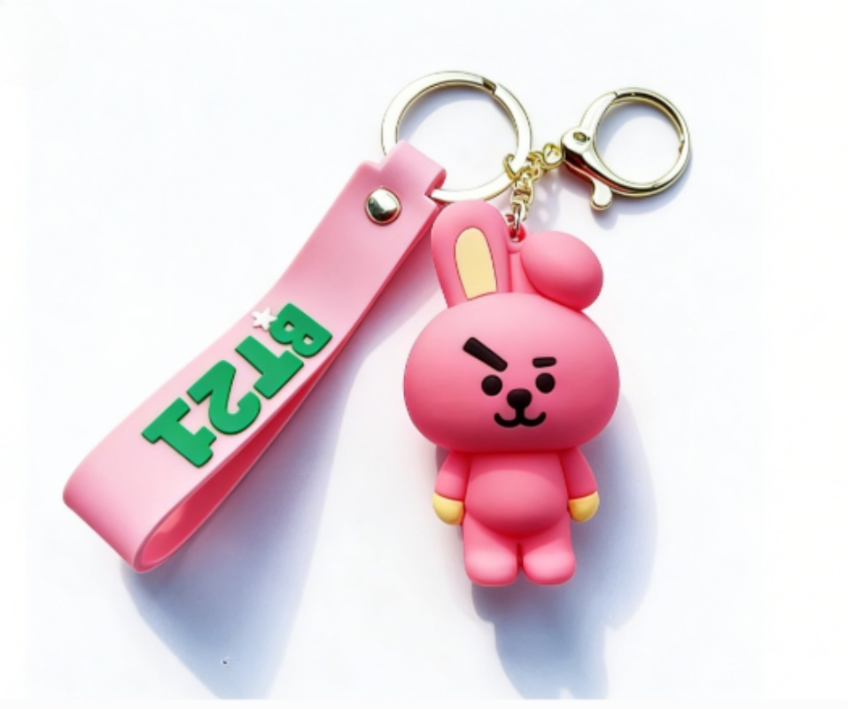 Carabiner Keychain - พวงกุญแจ BT21 โคยะ อาร์เจ ชูกี้ คุกกี้