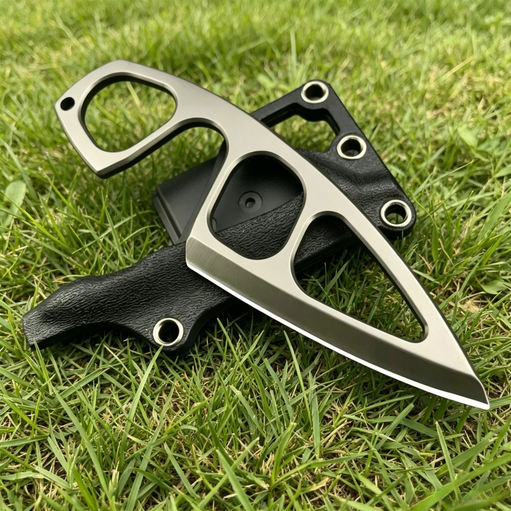Edc Daily Carry - มีดคอแข็งแรงทนทาน ใบมีด 440C พร้อมปลอก Kydex พกพาสะดวก