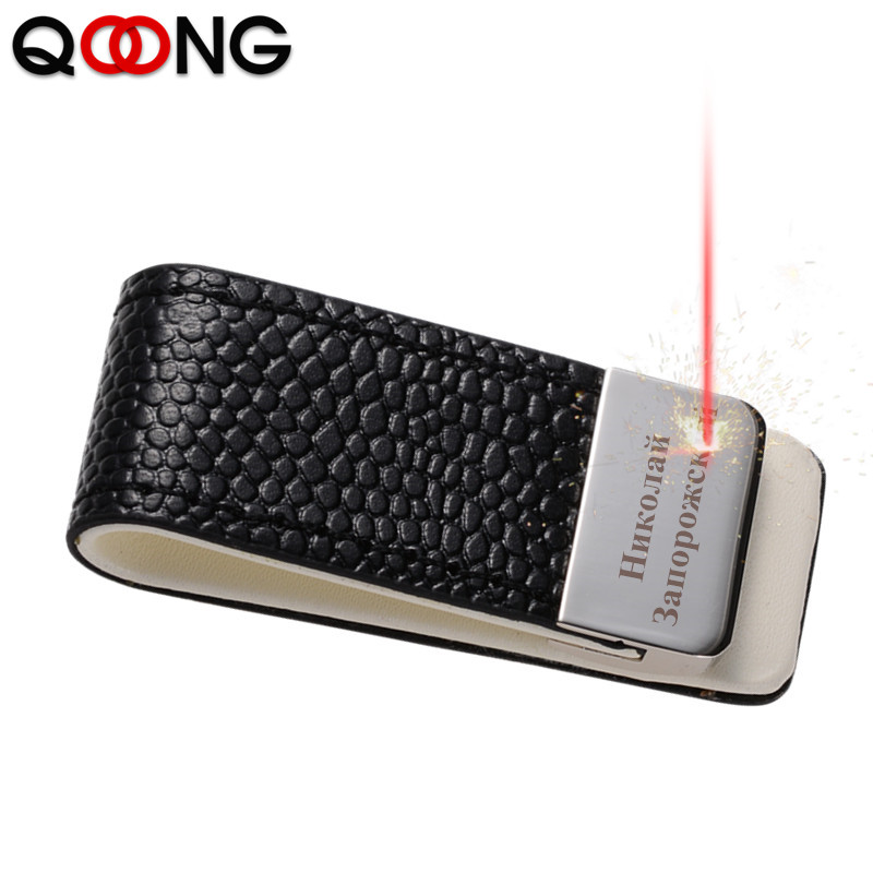 Money Clip Magnetic - QOONG คลิปเงินสด CLAMP แบบพกพาหนังคลิปเงินกระเป๋าสตางค์สําหรับกระเป๋าโลหะเงินผู้ถือคลิป ML1-046