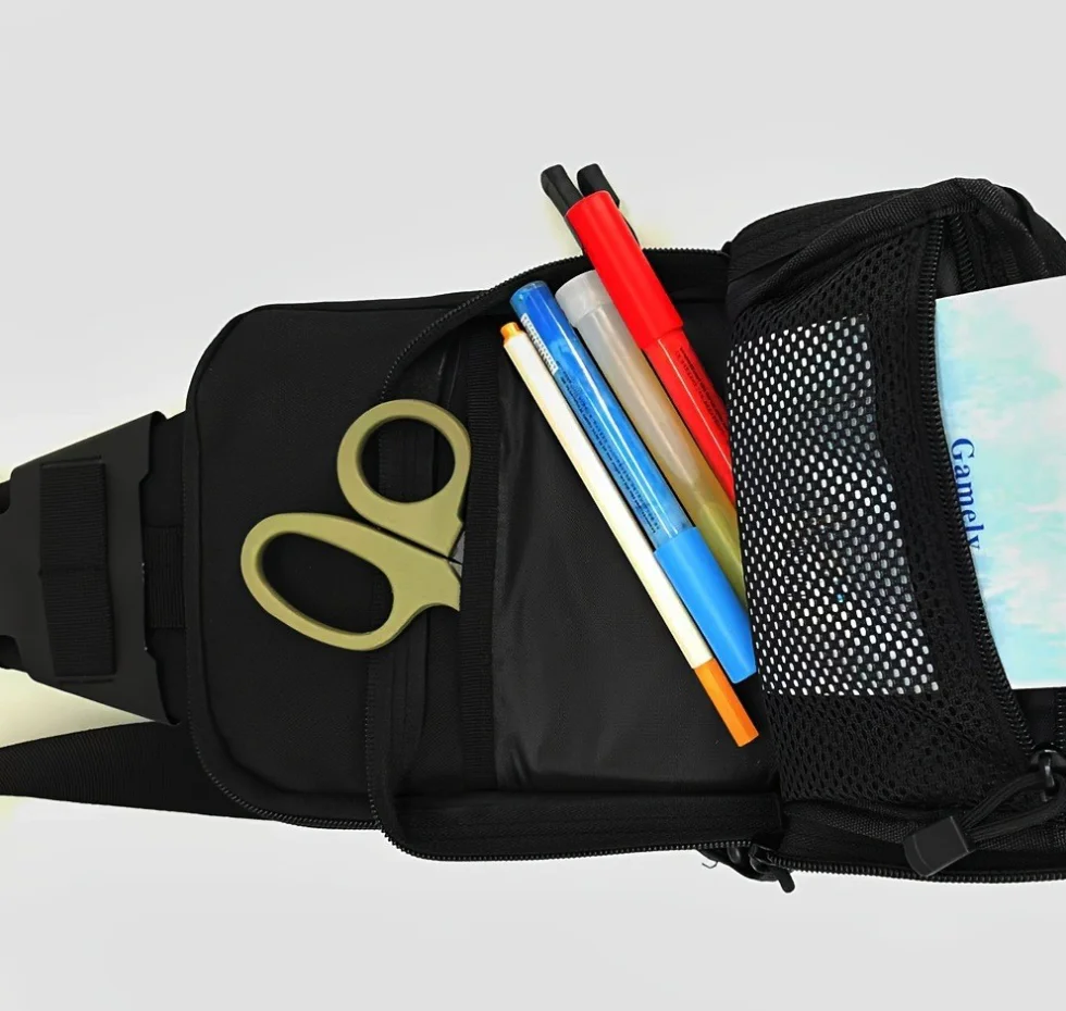 กระเป๋าสะพายข้างแบบยุทธวิธี กร - Edc Concealed Carry Sling Bag บทวิจารณ์และราคา