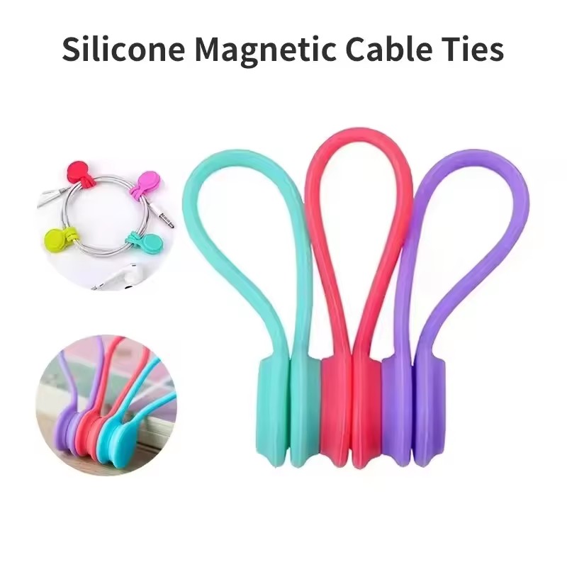 สายรัดซิลิโคนแม่เหล็ก สายรัดจั - Gear Tie Reusable บทวิจารณ์และราคา