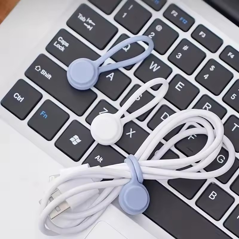 สายรัดซิลิโคนแม่เหล็ก สายรัดจั - Gear Tie Reusable บทวิจารณ์และราคา