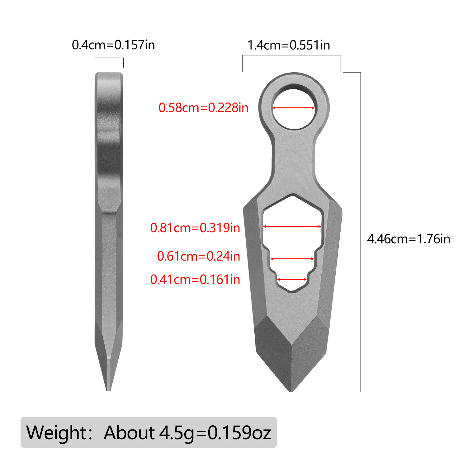 เครื่องมืออเนกประสงค์พกพา 2 ชิ - Edc Daily Carry บทวิจารณ์และราคา