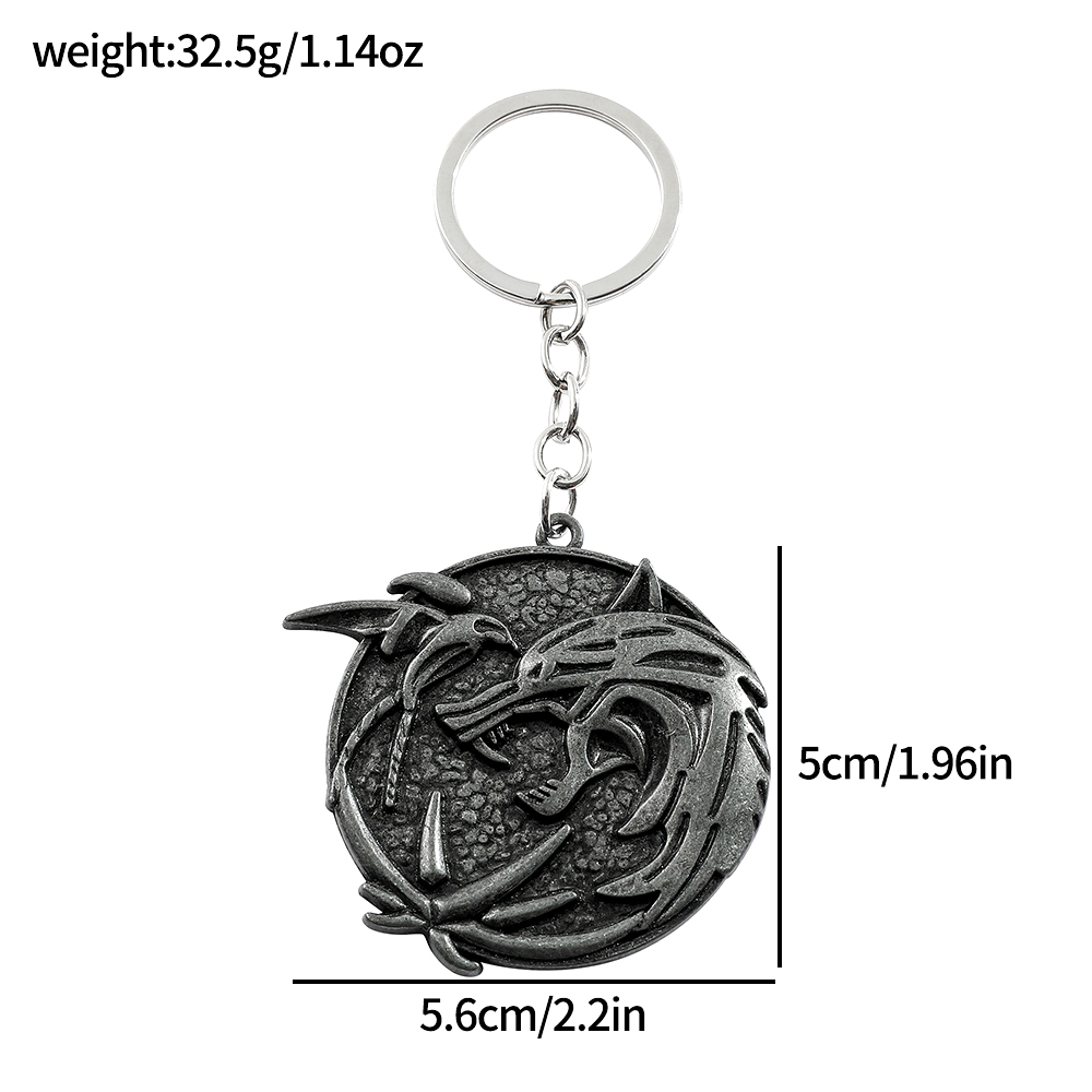 พวงกุญแจหัวหมาป่าสไตล์วินเทจ เ - Carabiner Keychain บทวิจารณ์และราคา