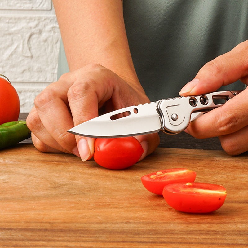 มีดพับกลางแจ้ง มีดสแตนเลส มีดผ - Edc Concealed Carry Knife บทวิจารณ์และราคา