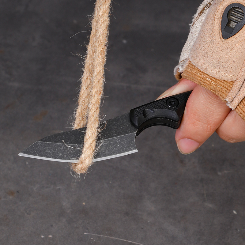 5CR15 สแตนเลสขนาดเล็กใบมีดมีด  - Edc Carry For Men บทวิจารณ์และราคา