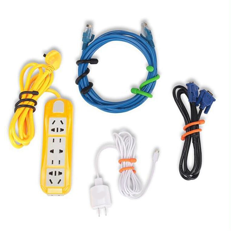 5PCSซิลิโคนZip Ties,แกนเหล็กซิ - Gear Tie Reusable บทวิจารณ์และราคา