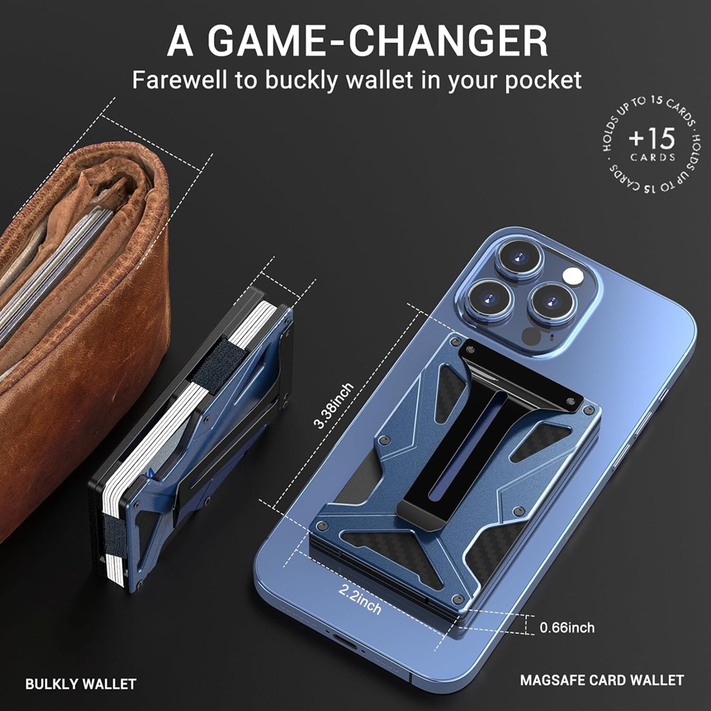 กระเป๋าสตางค์โทรศัพท์แม่เหล็กเ - Money Clip Magnetic บทวิจารณ์และราคา