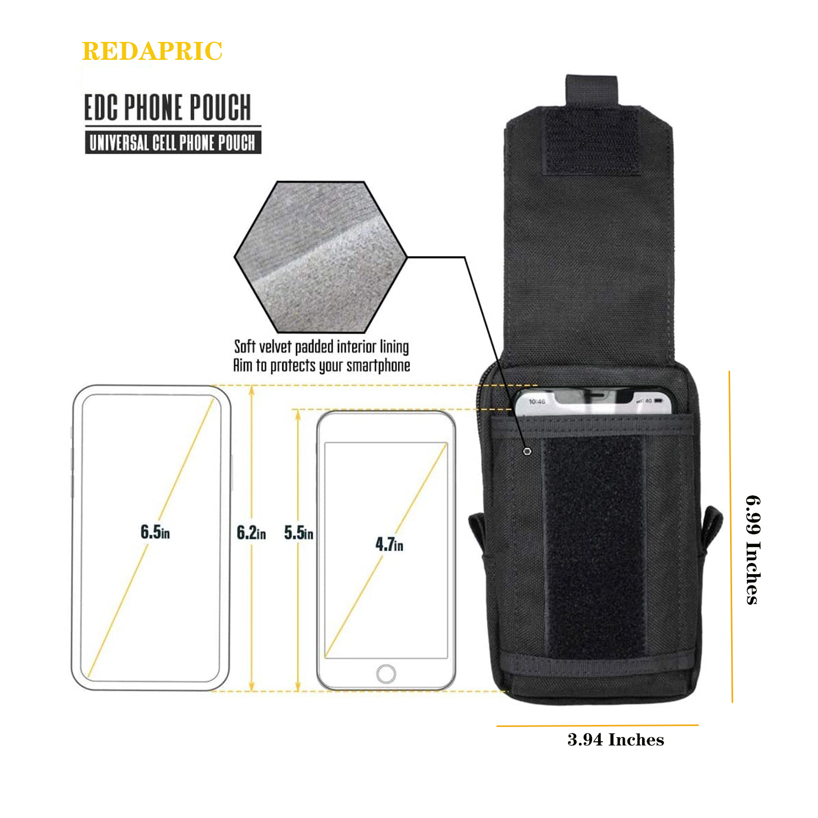 ยุทธวิธีMolleกระเป๋าเอวกระเป๋า - Edc Deep Carry บทวิจารณ์และราคา