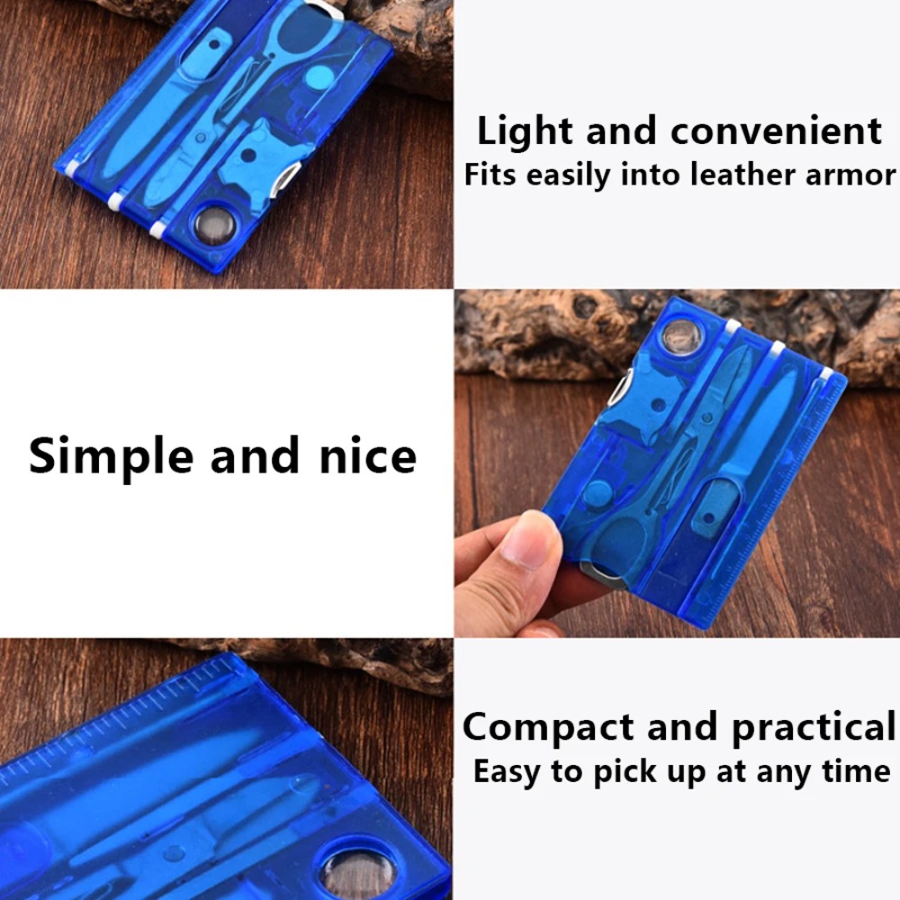 เครื่องมืออเนกประสงค์พกพา 12 i - Multitool Credit Card บทวิจารณ์และราคา