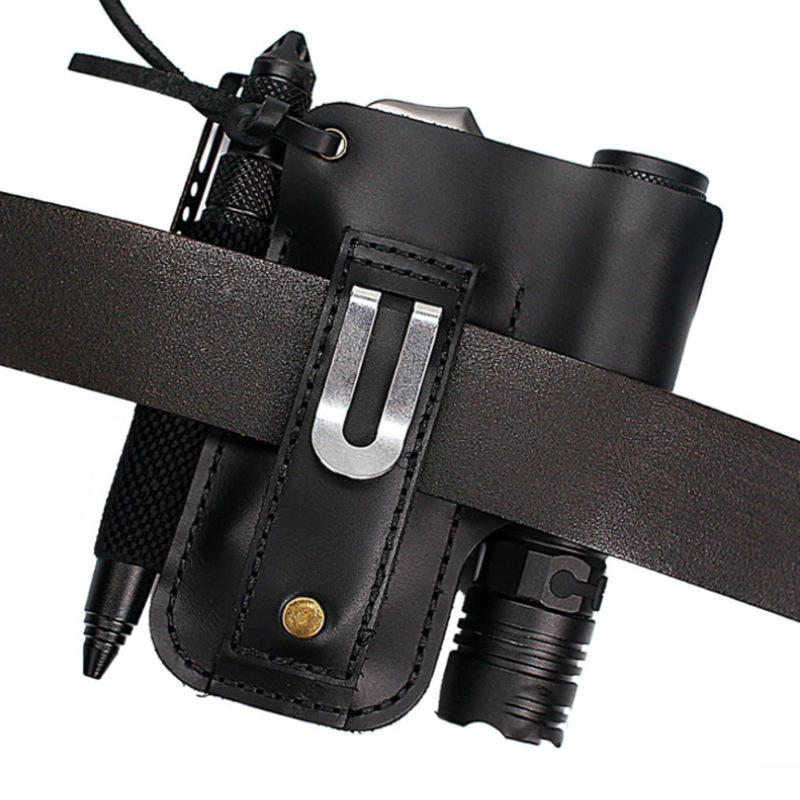 ซองใส่ไฟฉายหนัง EDC อเนกประสงค - Edc Carry Holster บทวิจารณ์และราคา