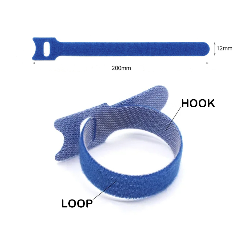 10~1000 ชิ้น สายรัดเคเบิลไนลอน - Gear Tie Reusable บทวิจารณ์และราคา