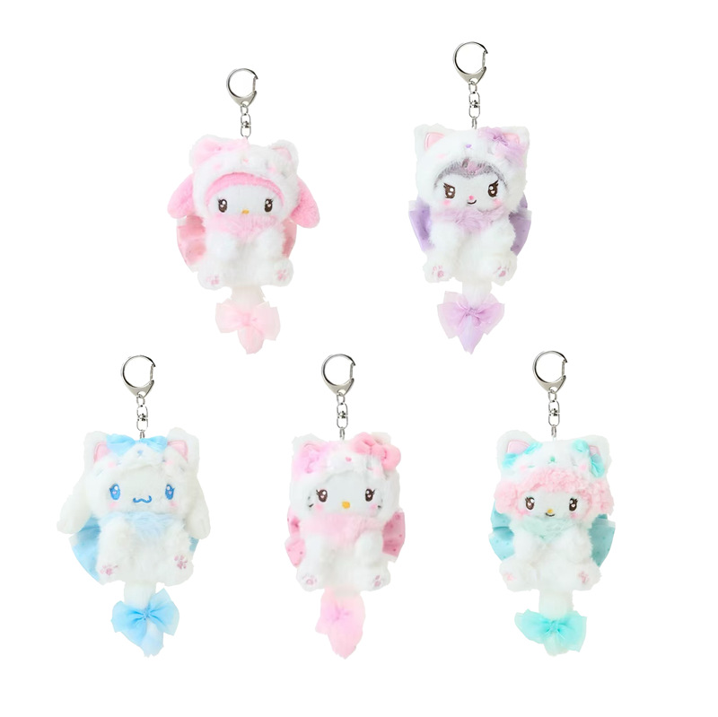 ตุ๊กตาเฮลโล คิตตี้ ครีมแคท โบว - Carabiner Keychain บทวิจารณ์และราคา