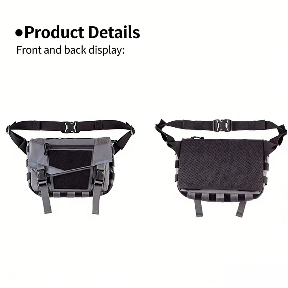 กระเป๋าคาดอกแบบยุทธวิธี EDC น้ - Edc Concealed Carry Sling Bag บทวิจารณ์และราคา