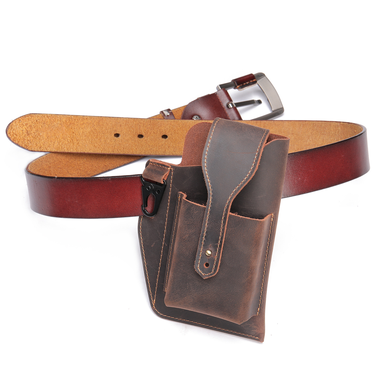 ซองใส่โทรศัพท์หนังแท้ Crazy Ho - Edc Carry For Men บทวิจารณ์และราคา