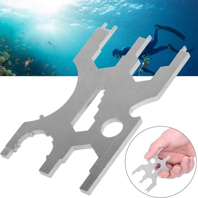 ชุดไขควงเรกูเลเตอร์ดำน้ำสแตนเล - Multitool Credit Card บทวิจารณ์และราคา