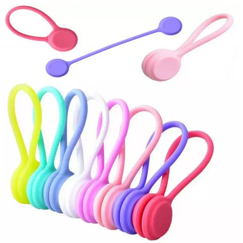 สายรัดซิลิโคนแม่เหล็ก สายรัดจั - Gear Tie Reusable บทวิจารณ์และราคา