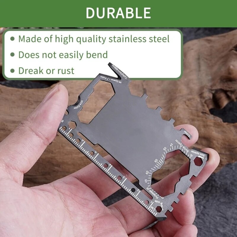 เครื่องมืออเนกประสงค์46ใน1ขนาด - Multitool Credit Card บทวิจารณ์และราคา