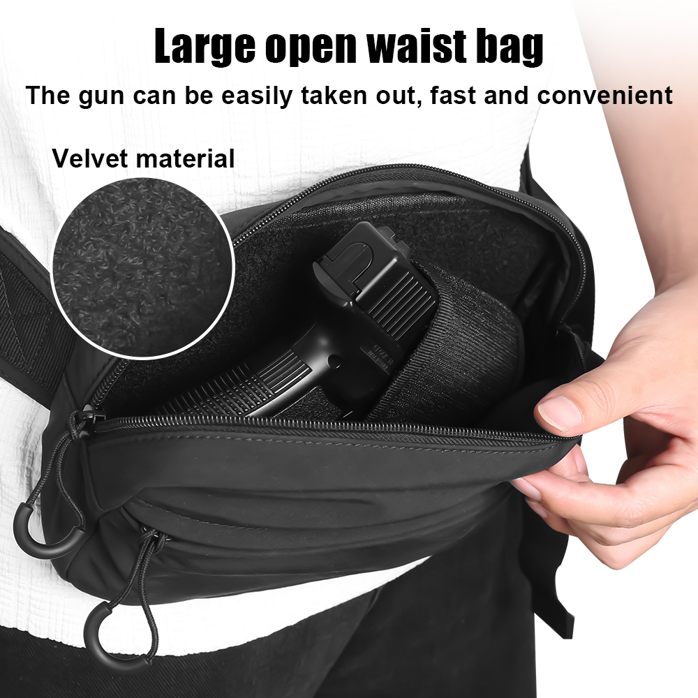 ยุทธวิธีCrossbodyกระเป๋าปืนพกเ - Appendix Carry Edc บทวิจารณ์และราคา