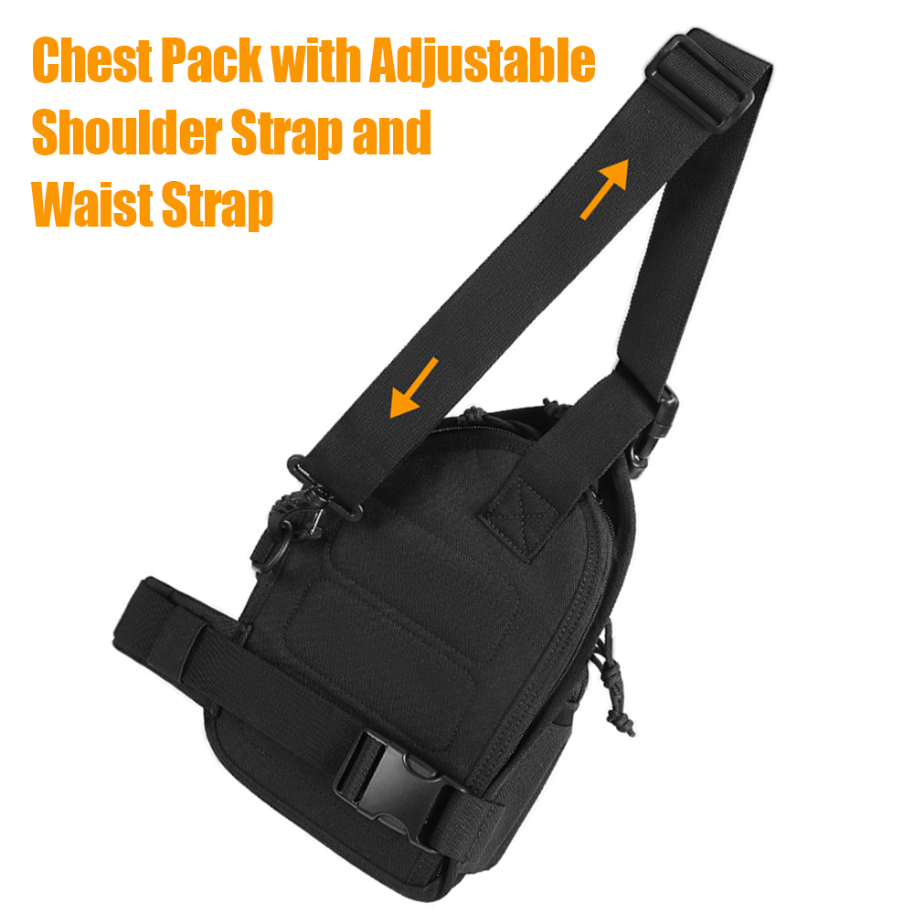 กระเป๋าปืนยุทธวิธี EDC กระเป๋า - Edc Concealed Carry Sling Bag บทวิจารณ์และราคา