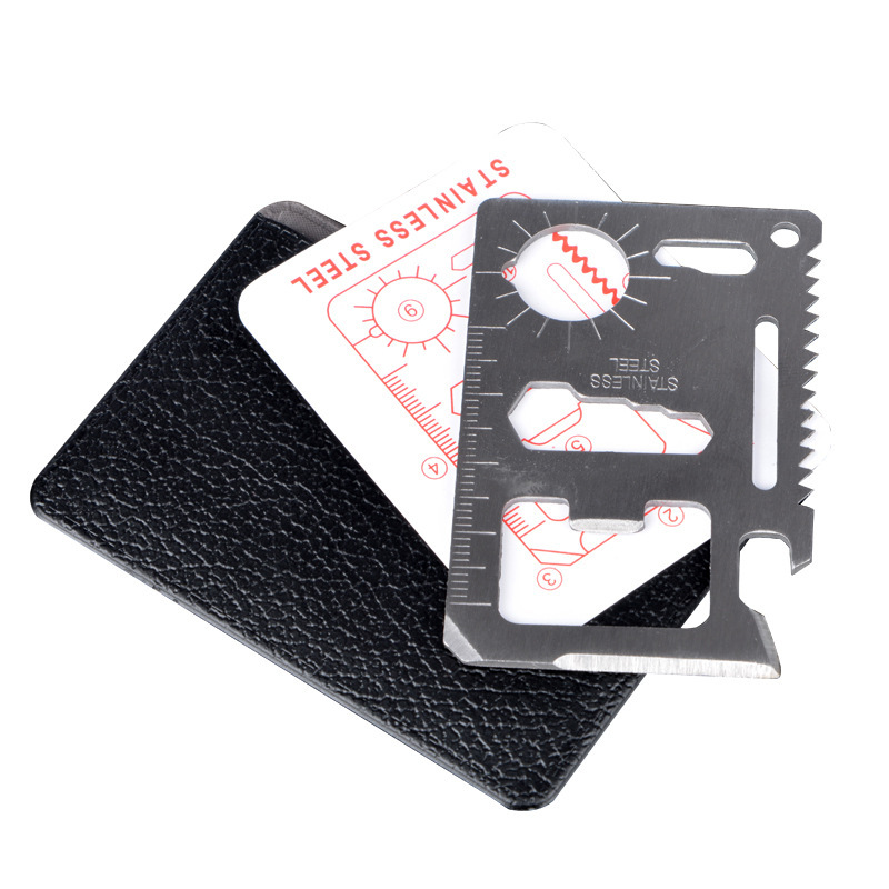 กระเป๋าเครื่องมือบัตรเครดิต 11 - Multitool Credit Card บทวิจารณ์และราคา