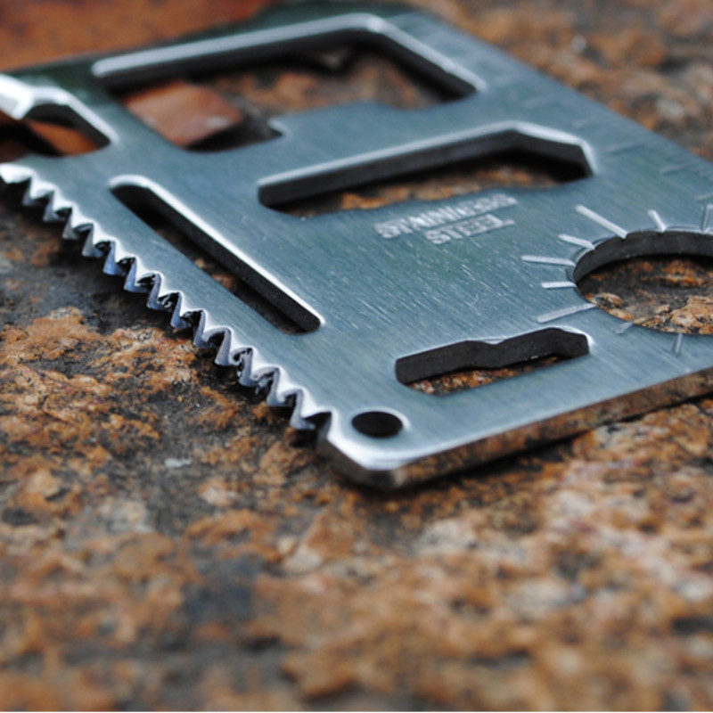 กระเป๋าเครื่องมือบัตรเครดิต 11 - Multitool Credit Card บทวิจารณ์และราคา
