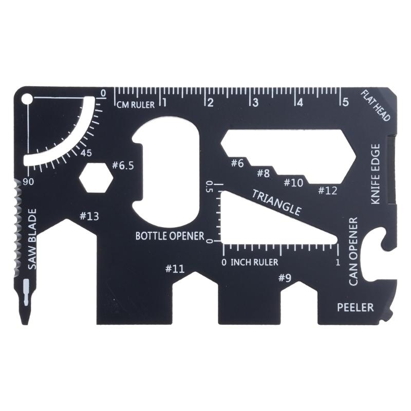 15 in 1 สแตนเลส Multitool การ์ - Multitool Credit Card บทวิจารณ์และราคา