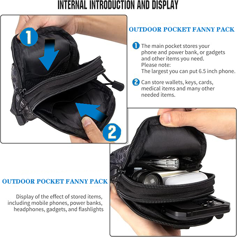 Universal EDC ยุทธวิธี Molle ก - Edc Deep Carry บทวิจารณ์และราคา