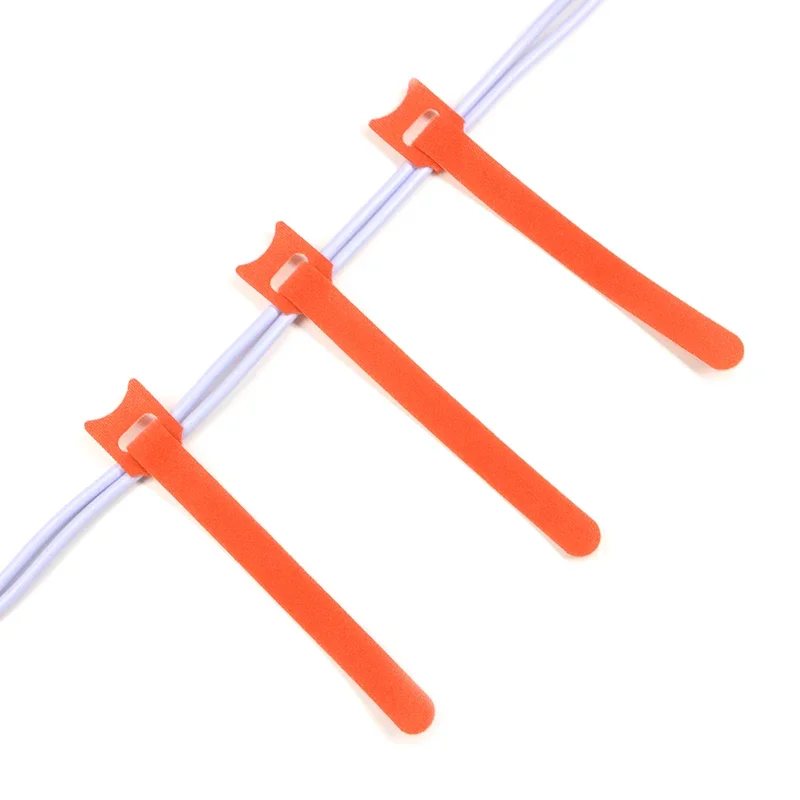 สีส้ม T-type ยึดสายผูกแบบใช้ซ้ - Gear Tie Reusable บทวิจารณ์และราคา